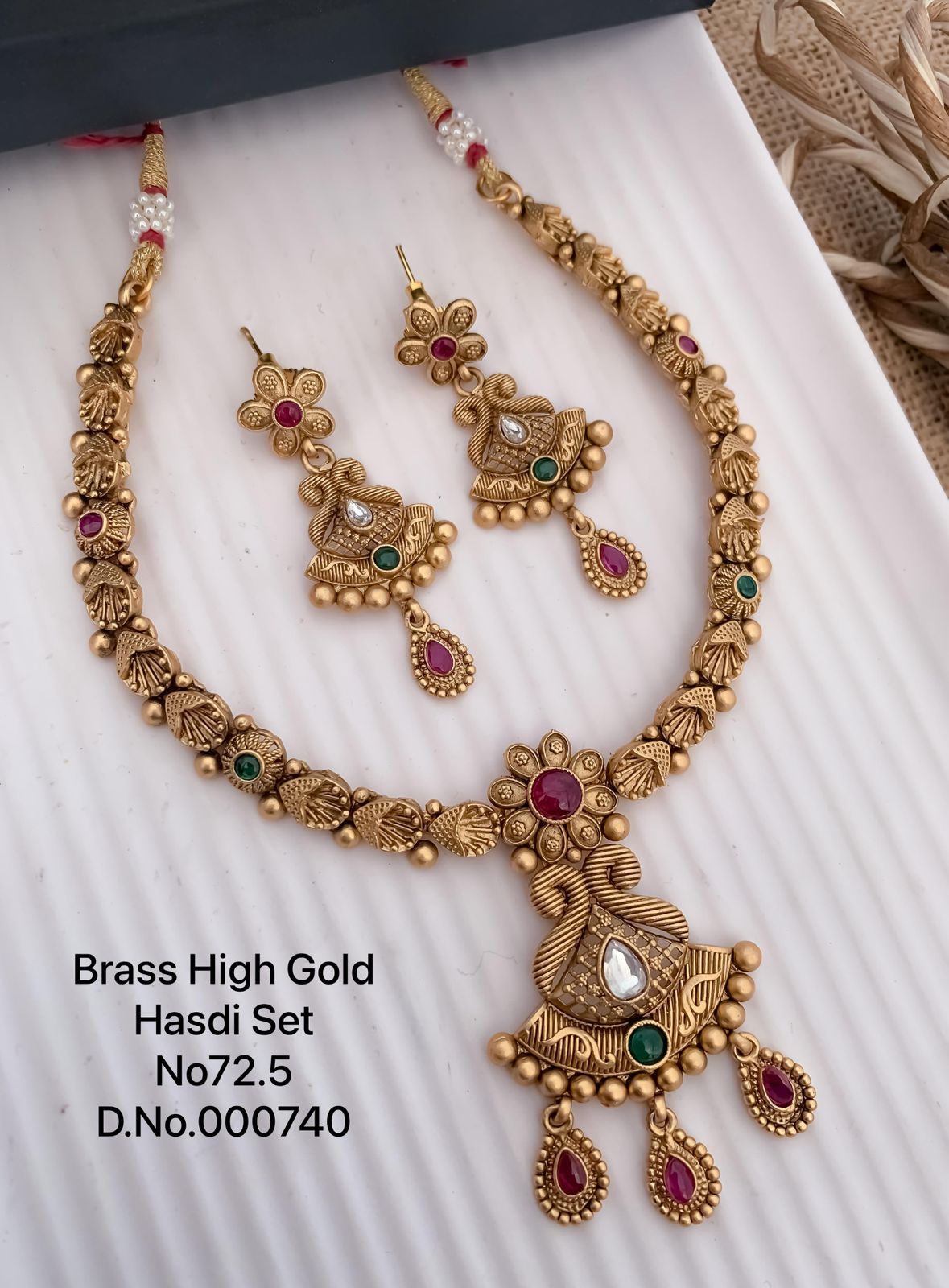 71 Brass High Gold Hasadi Set Wholesale Shop In Surat
